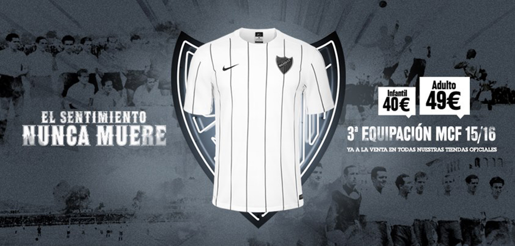 Tercera Equipación Nike Málaga CF 2015-16 - Todo Sobre Camisetas