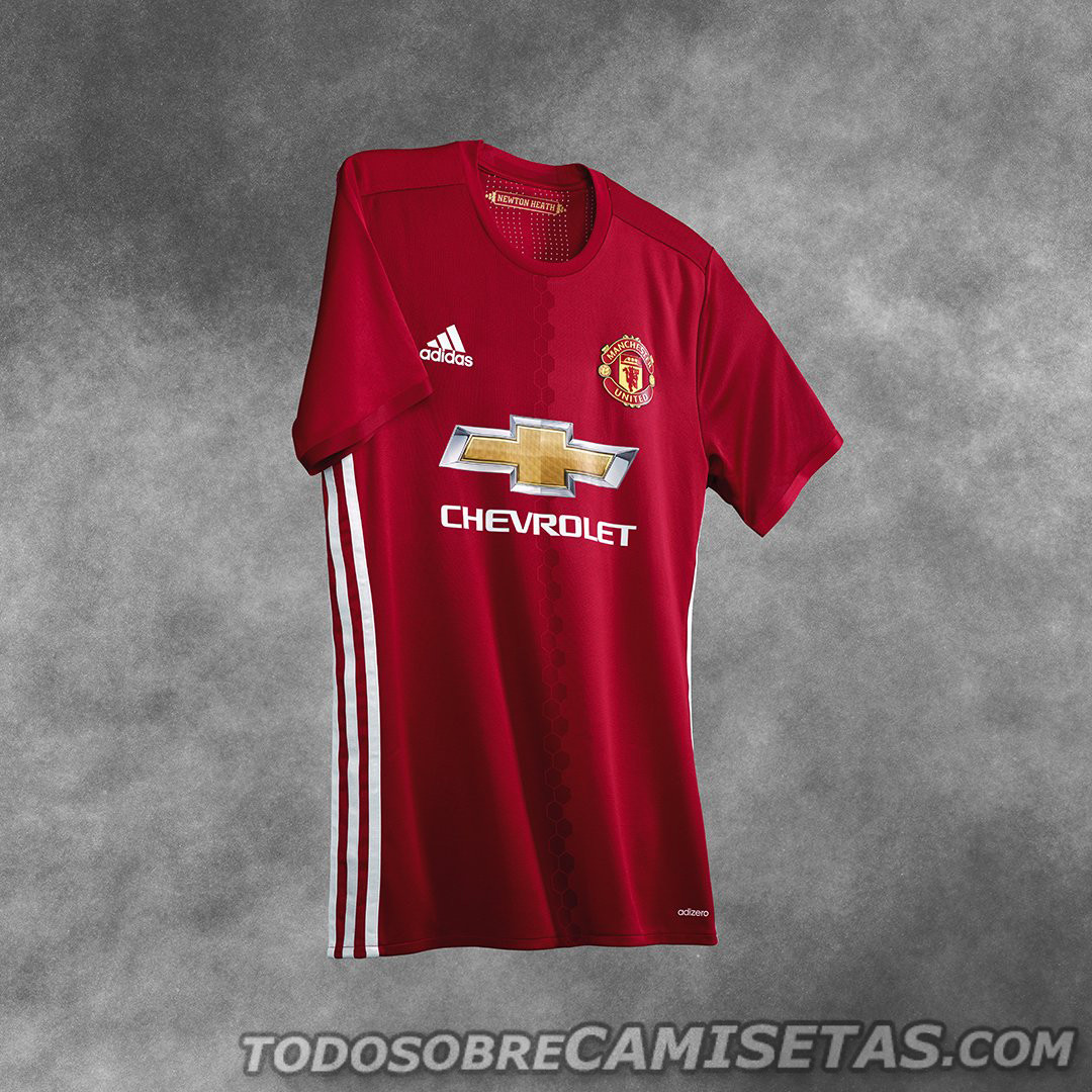 Manchester United 2016-17 adidas Home Kit
