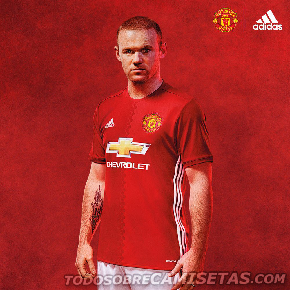 OFFICIAL: Manchester United 2016-17 adidas Home Kit