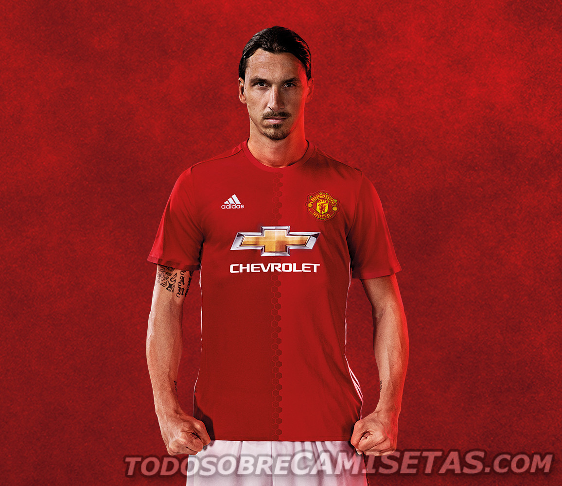 Manchester United 2016-17 adidas Home Kit