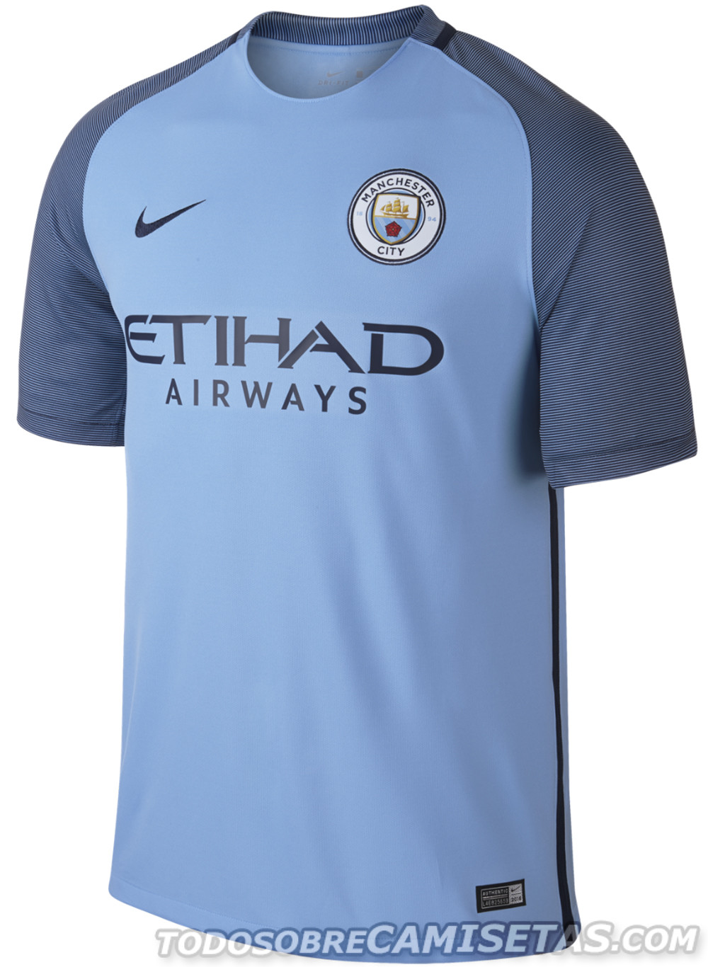 Manchester City 2016-17 Nike Home Kit