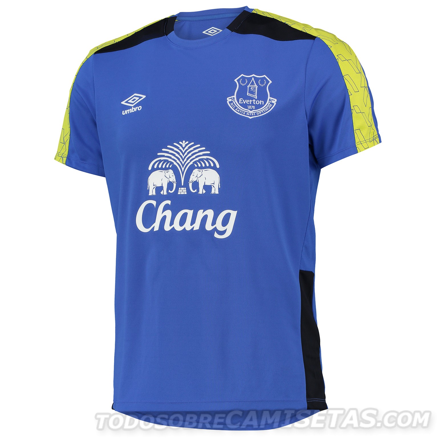 Umbro Everton Fc Entrenamiento Nuevo Adulto T Shirt Top Negro Rosa último XXL 2XL 