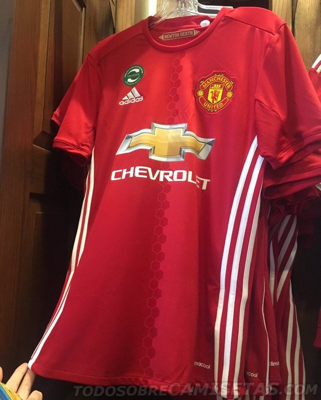 Manchester United 2016-17 adidas home kit
