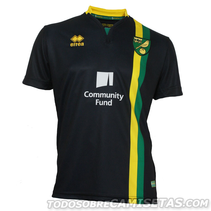 Norwich City FC Erreà 2016-17 Away Kit