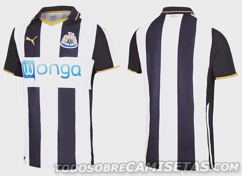 Newcastle United 2016-17 Puma Home Kit