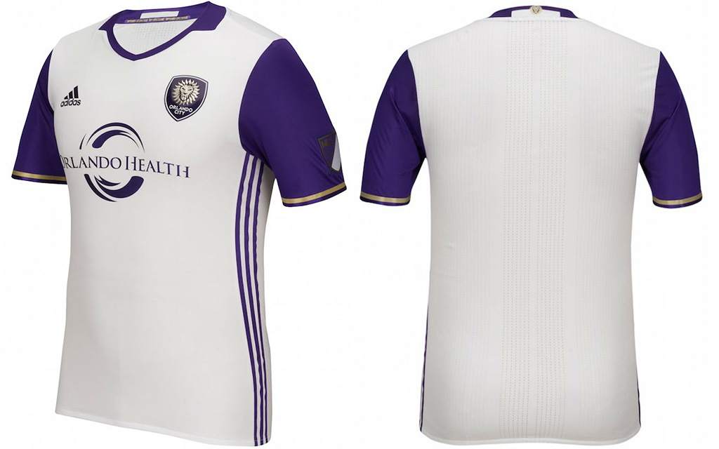 Orlando City SC adidas 2016 away jersey - OFFICIAL