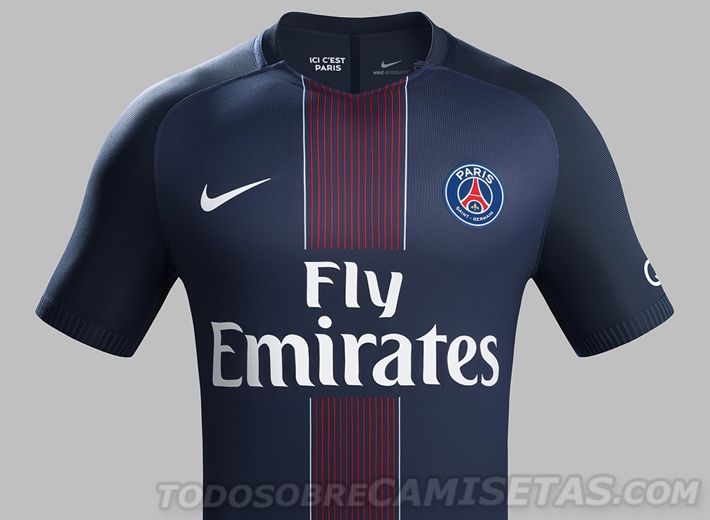 Paris Saint-Germain 2016-17 Nike Home - Todo Sobre Camisetas