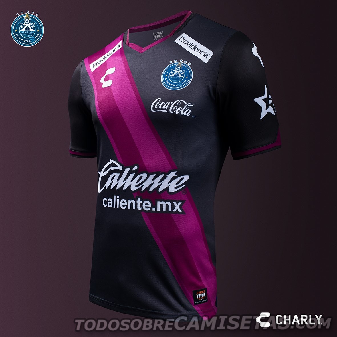 JJersey Rosa de Puebla Charly Futbol 2016