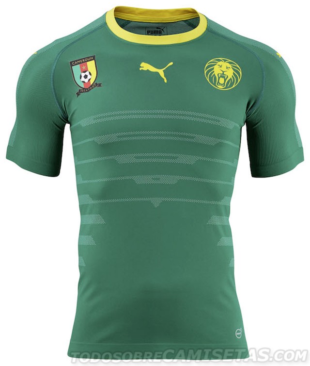 Puma Cameroon, Ghana and Ivory Coast 2016 kits