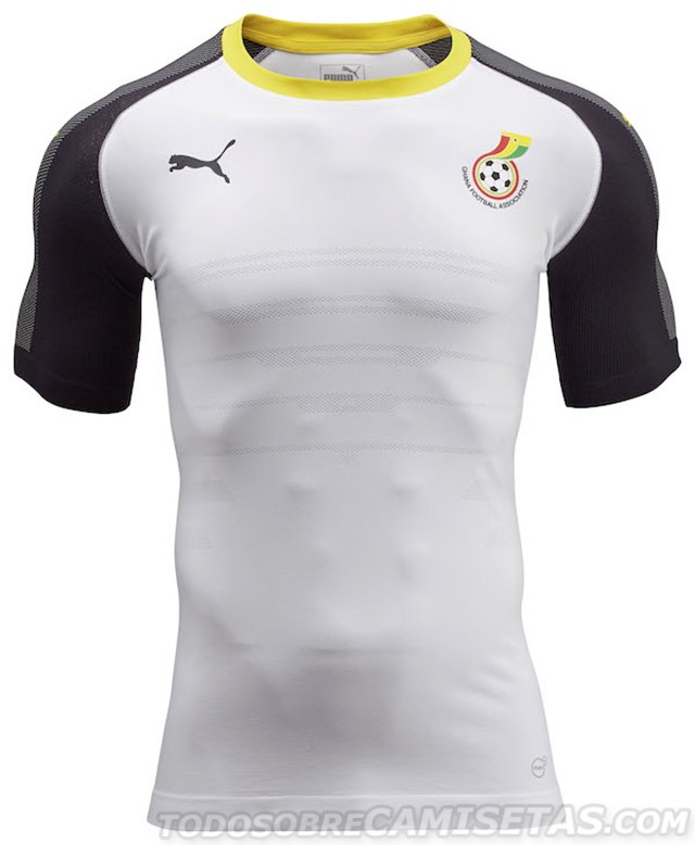 Puma Cameroon, Ghana and Ivory Coast 2016 kits