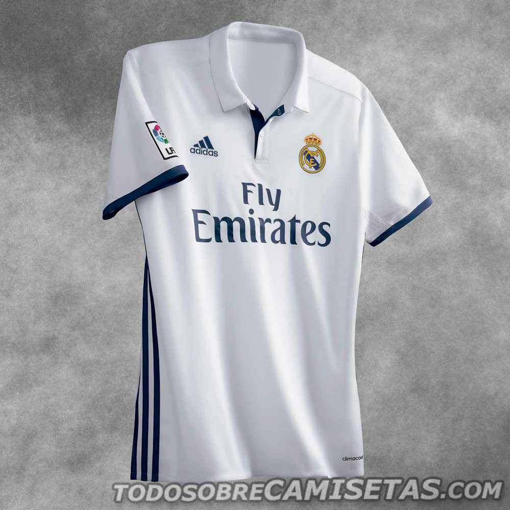 Equipaciones adidas de Real Madrid 2016-17- Todo Sobre Camisetas