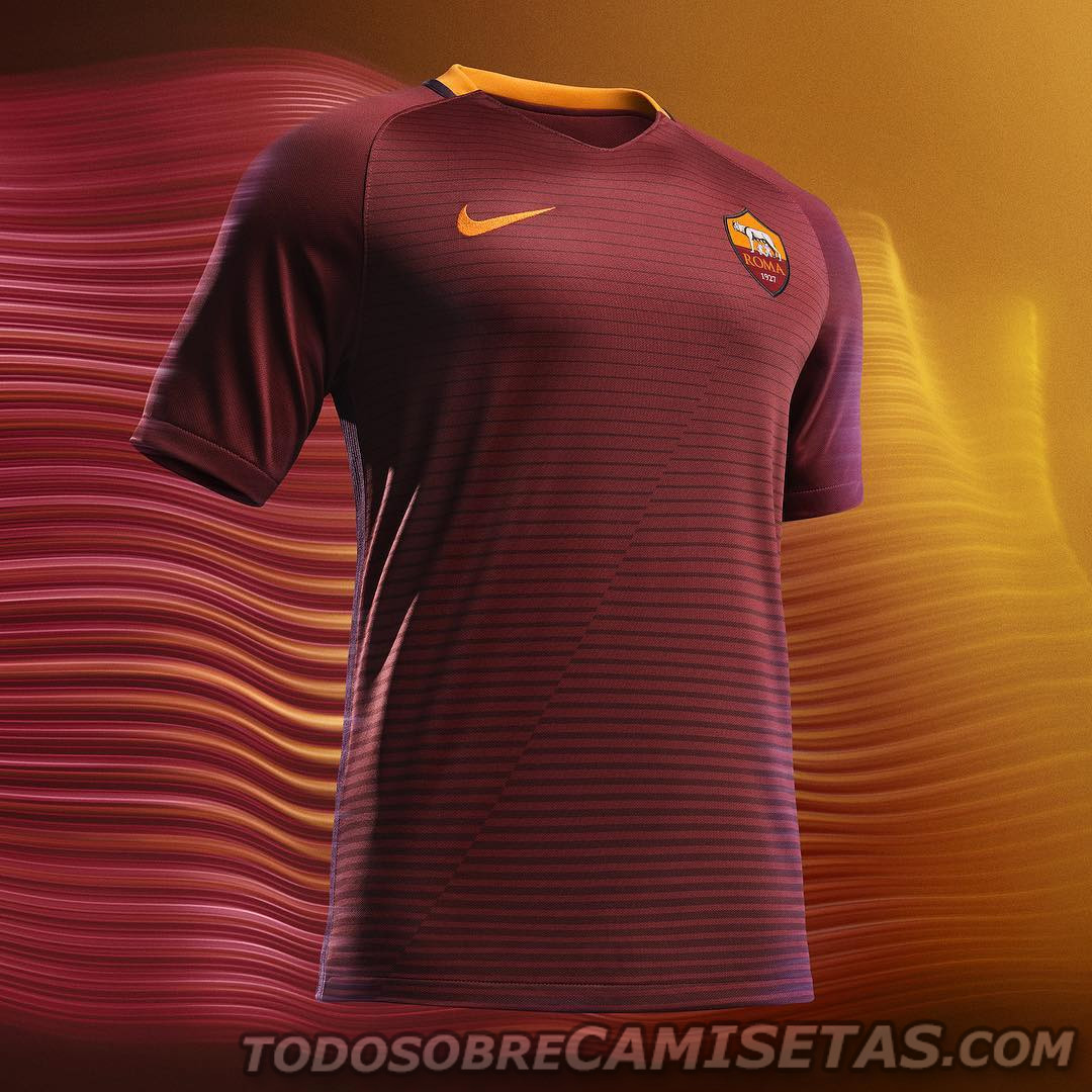 Centrar escalada Mal humor OFFICIAL: AS Roma 2016-17 Nike Home Kit - Todo Sobre Camisetas