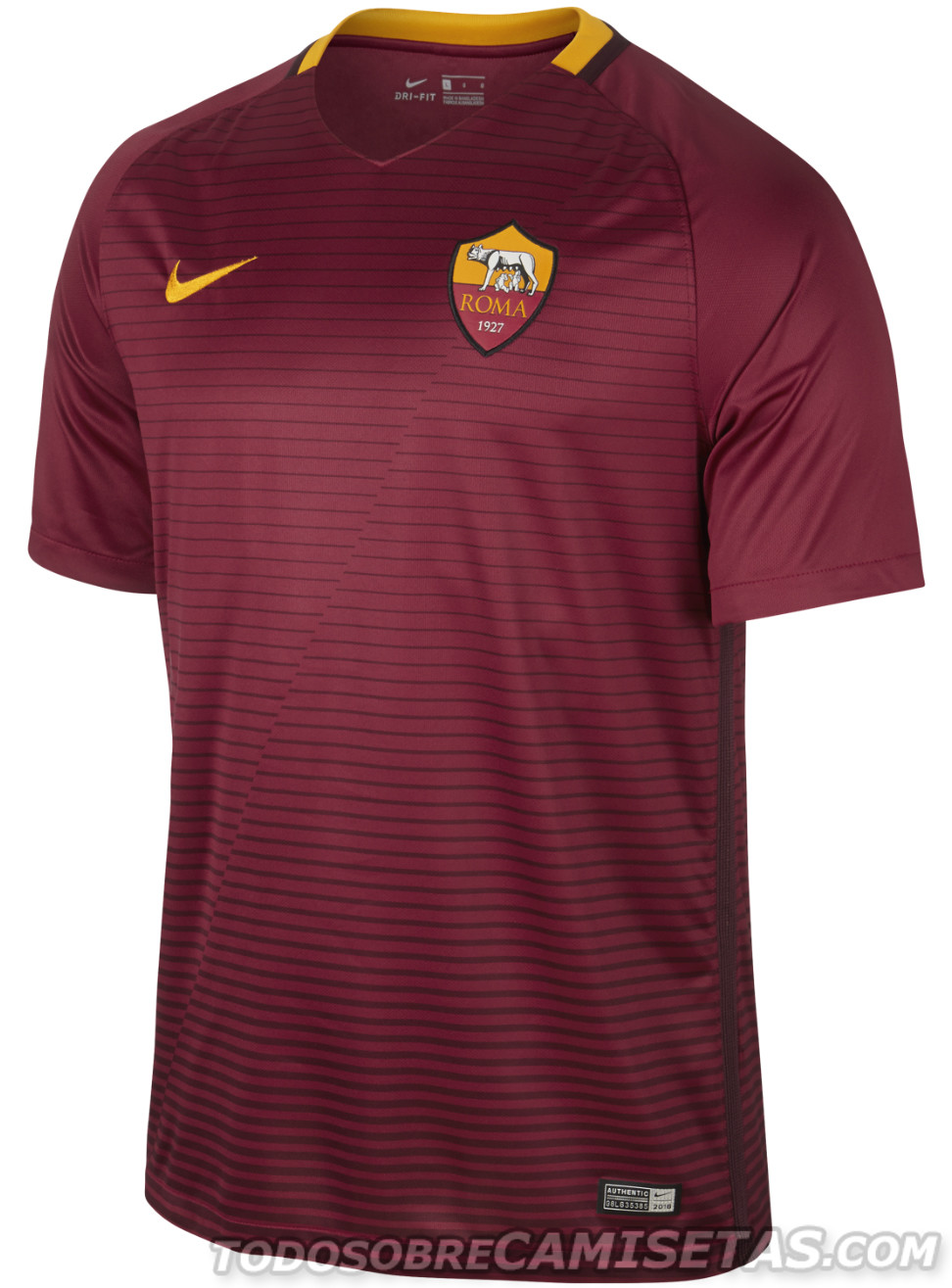 AS Roma 2016-17 Nike Home Kit