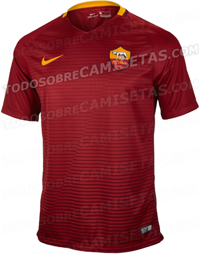 AS Roma 2016-17 Nike Kits LEAKED