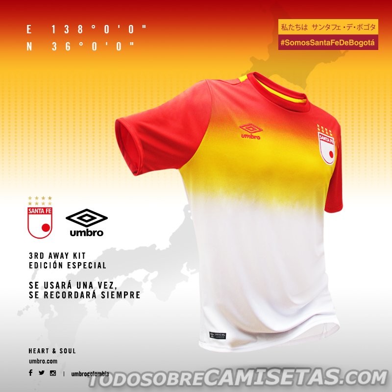 Camiseta Copa Suruga Bank Independiente Santa Fe 2016
