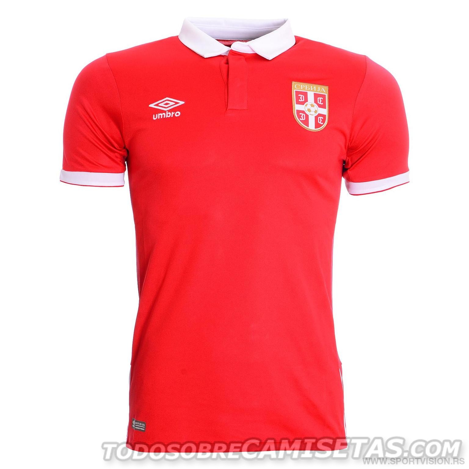 Serbia Umbro 2016-17 Kits