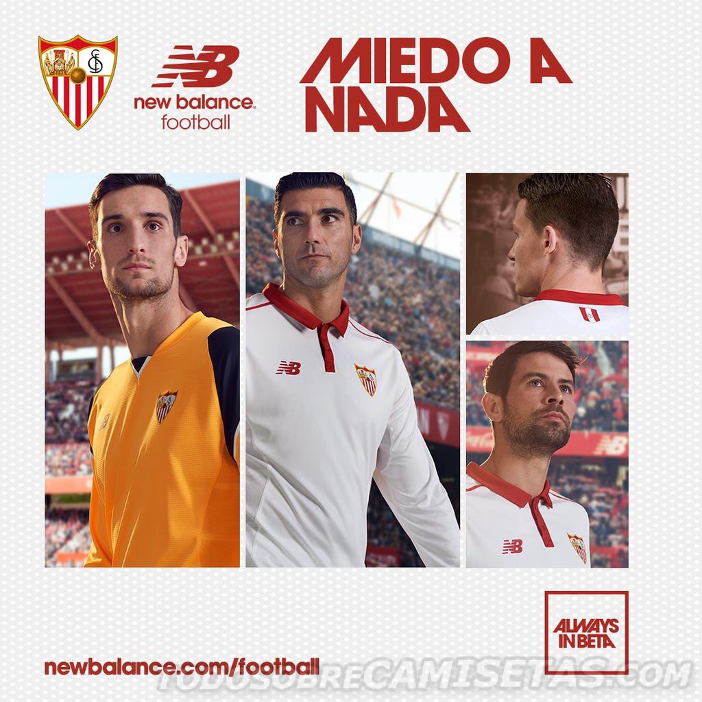 Camiseta Local New Balance 2016-17 de Sevilla FC