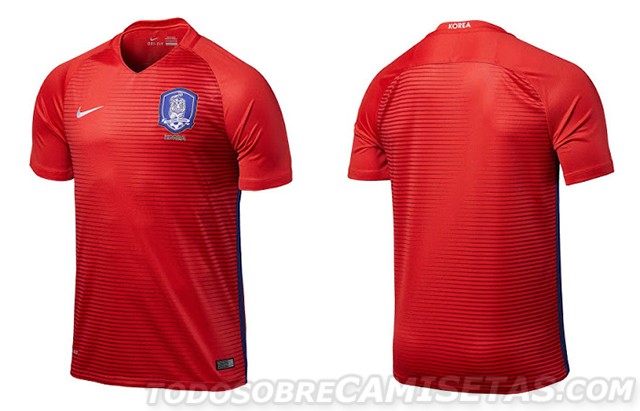 South Korea Nike 2016 Kits