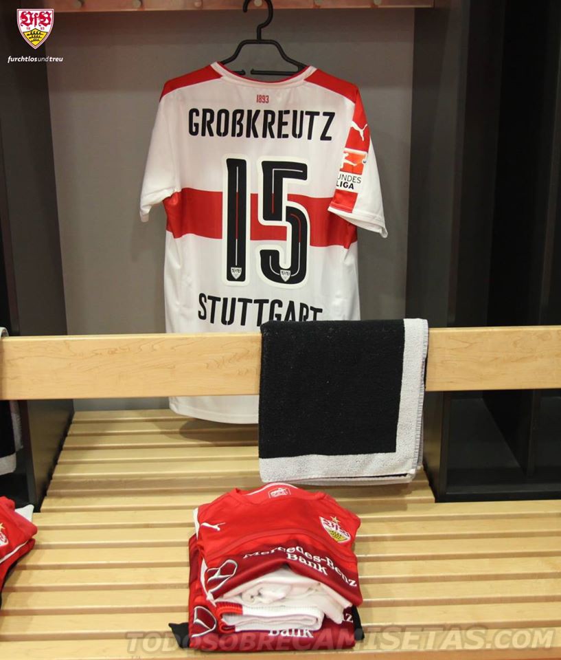VfB Stuttgart Puma 2016-17 Heimtrikot