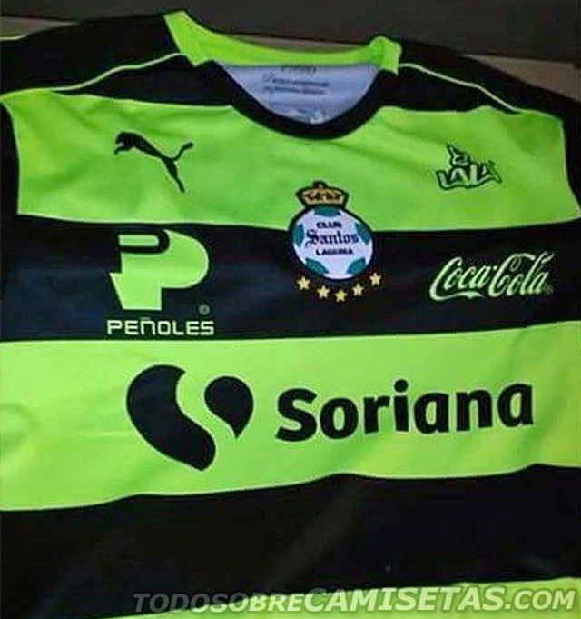 Jerseys Puma de Santos Laguna 2016-17