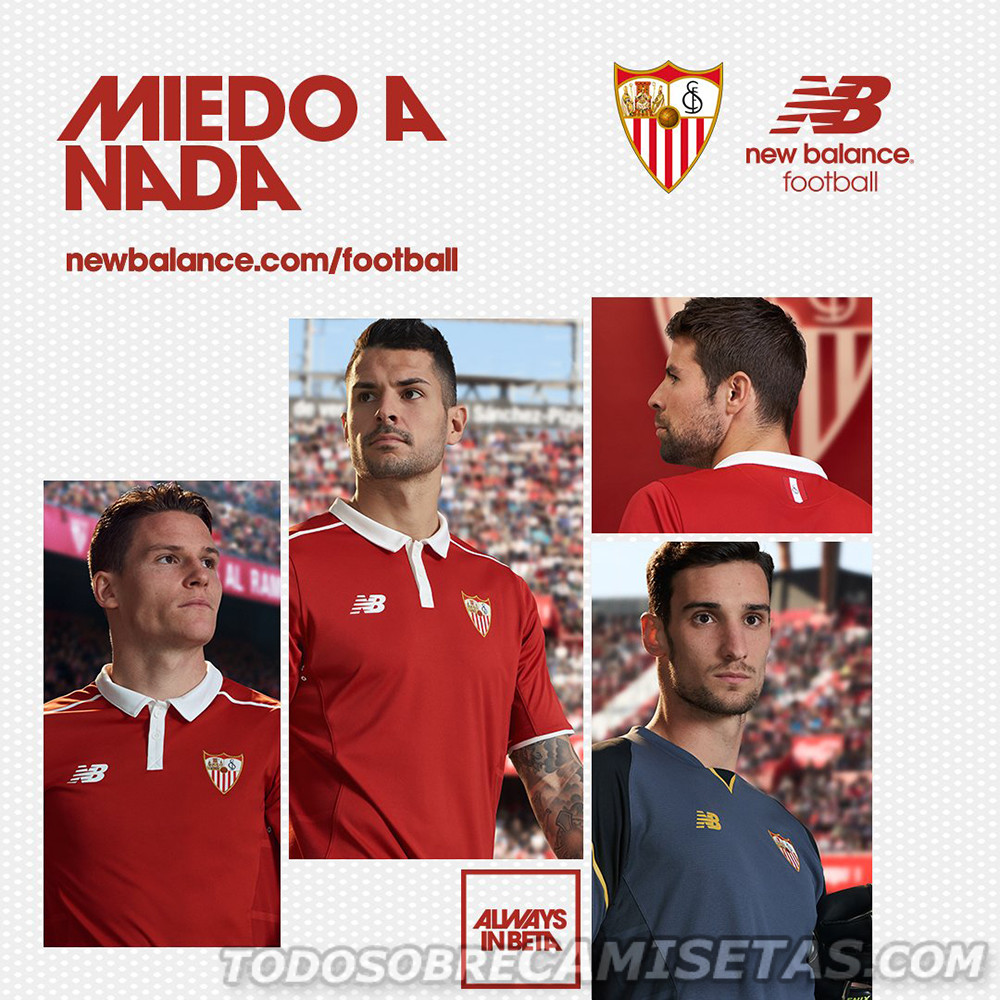Camiseta suplente New Balance de Sevilla 2016-17