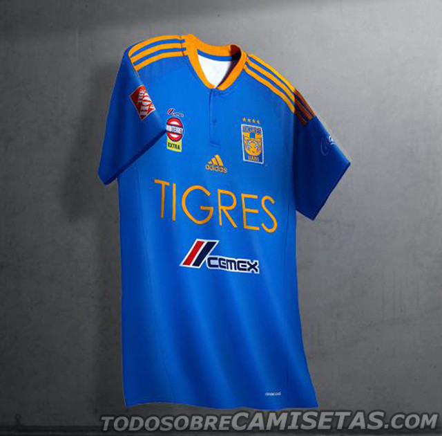Camisetas adidas de Tigres UANL 2016-17