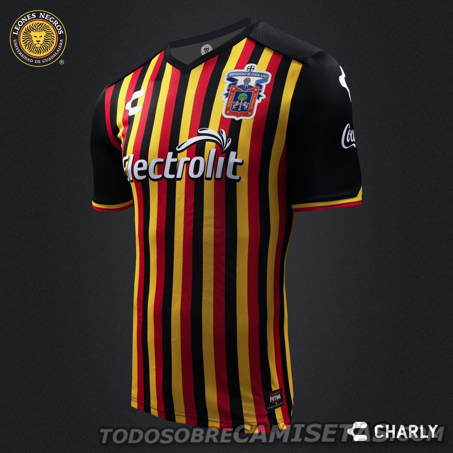 Camisetas Charly Futbol de Leones Negros 2016-17 - Todo Sobre Camisetas