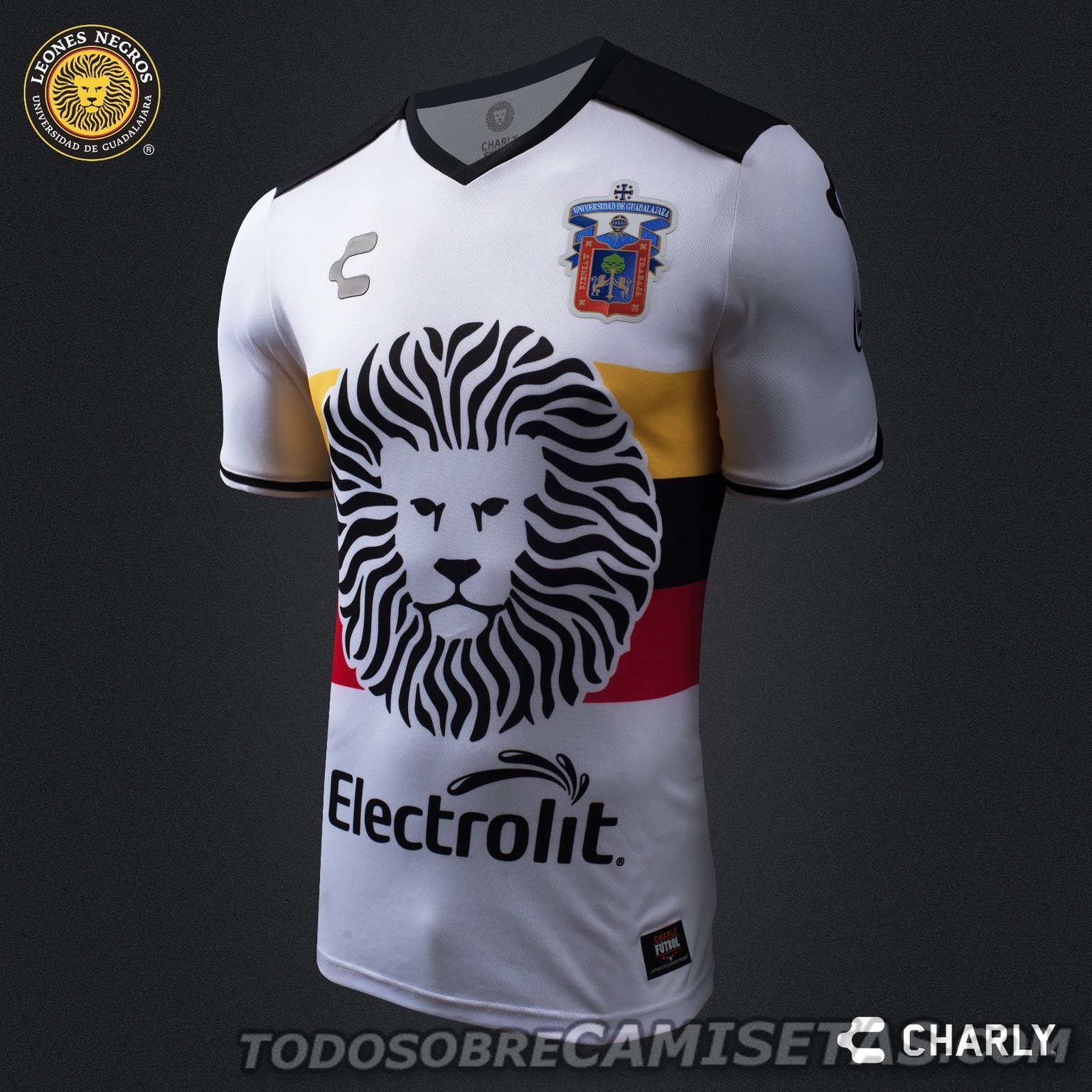 Camisetas Charly Futbol de Leones Negros 2016-17 - Todo Sobre Camisetas