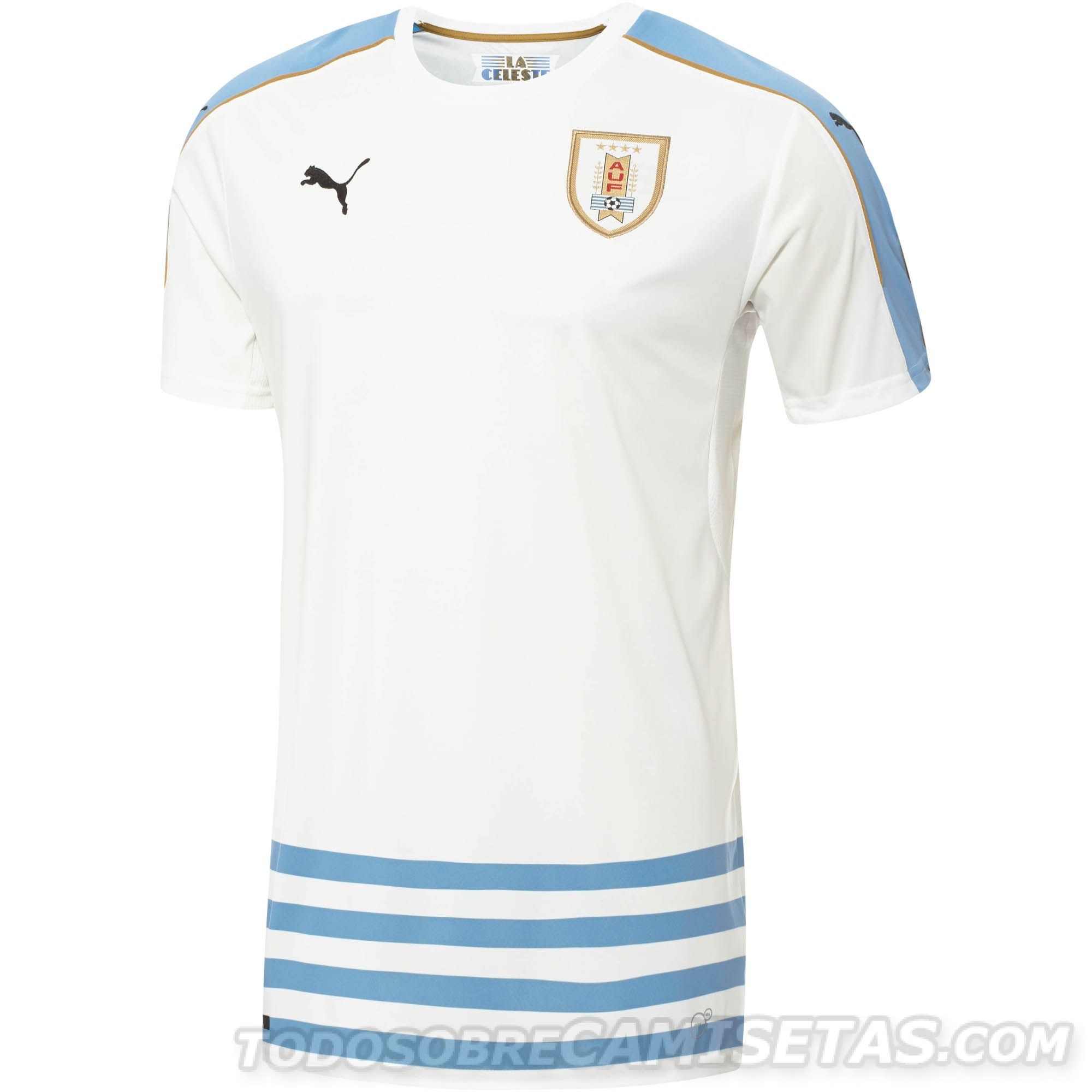 Camisetas Puma de Uruguay 2016 (Copa America Centenario)