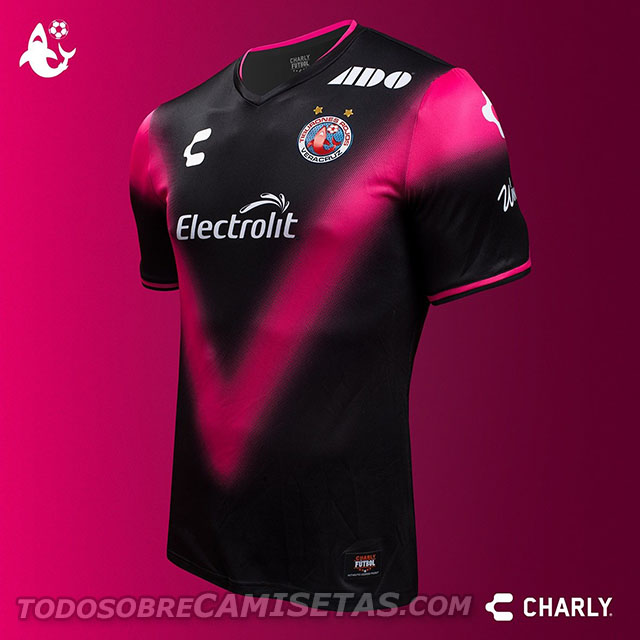 Jersey Rosa Charly Futbol de Veracruz 2016
