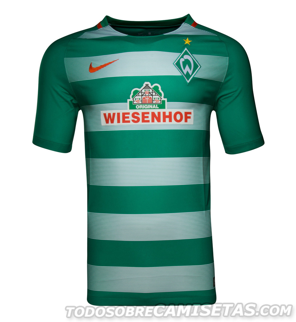 SV Werder Bremen Nike 2016-17 Heimtrikot