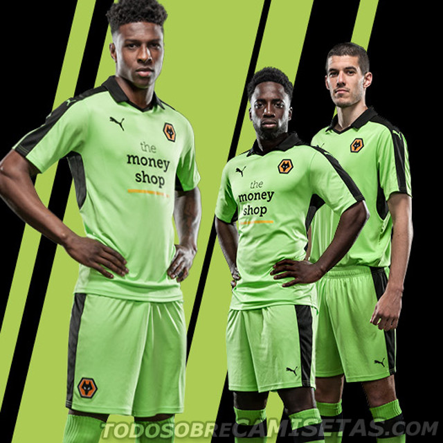 Wolverhampton Wanderers FC Puma 2016-17 Away Kit