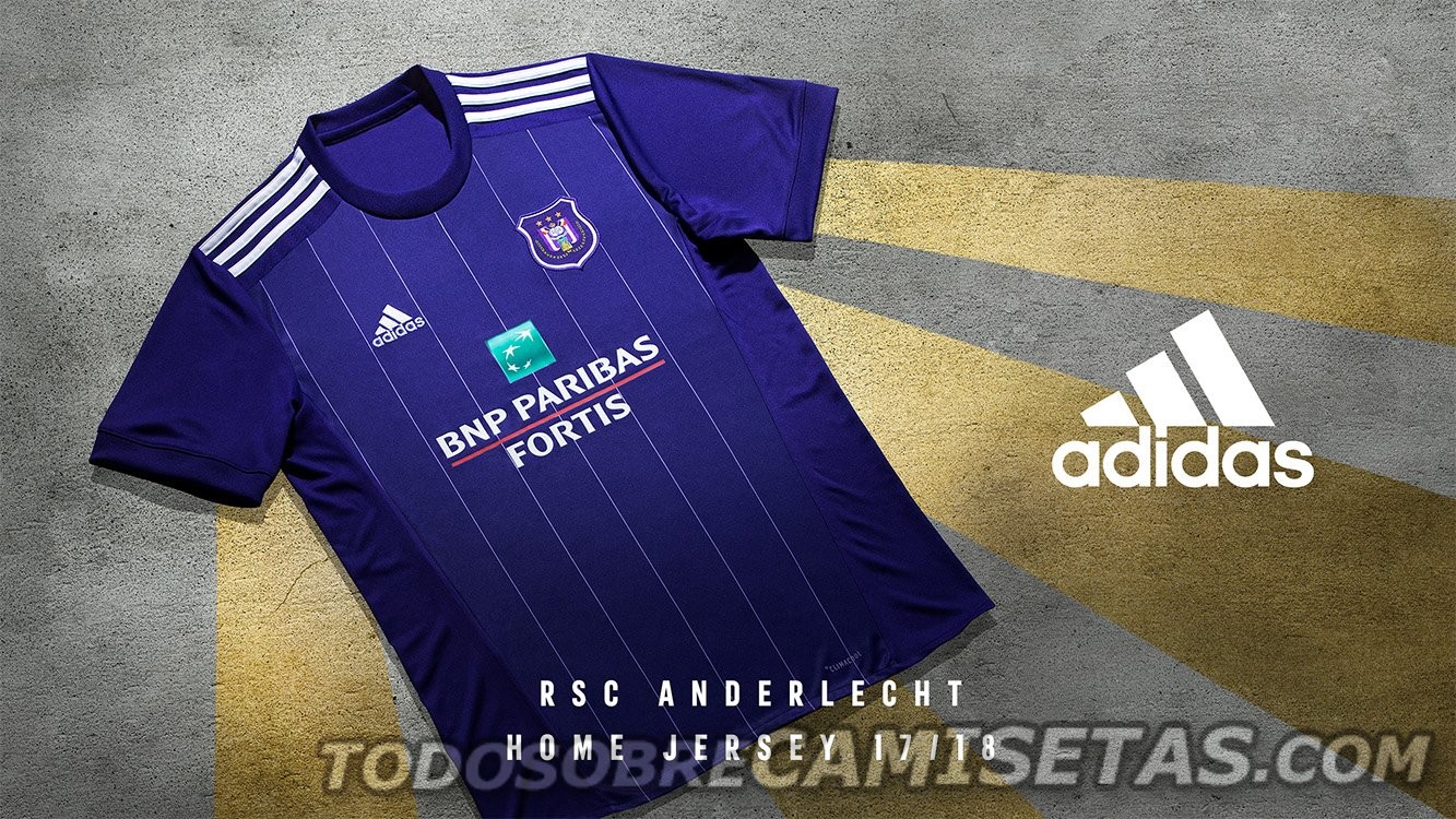 RSC Anderlecht Adidas Home Kit 2017-18