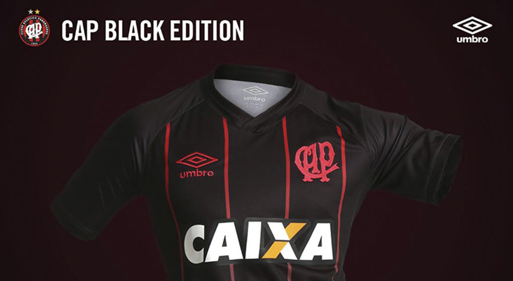 Camisa Umbro Black Edition do Atlético Paranaense 2017