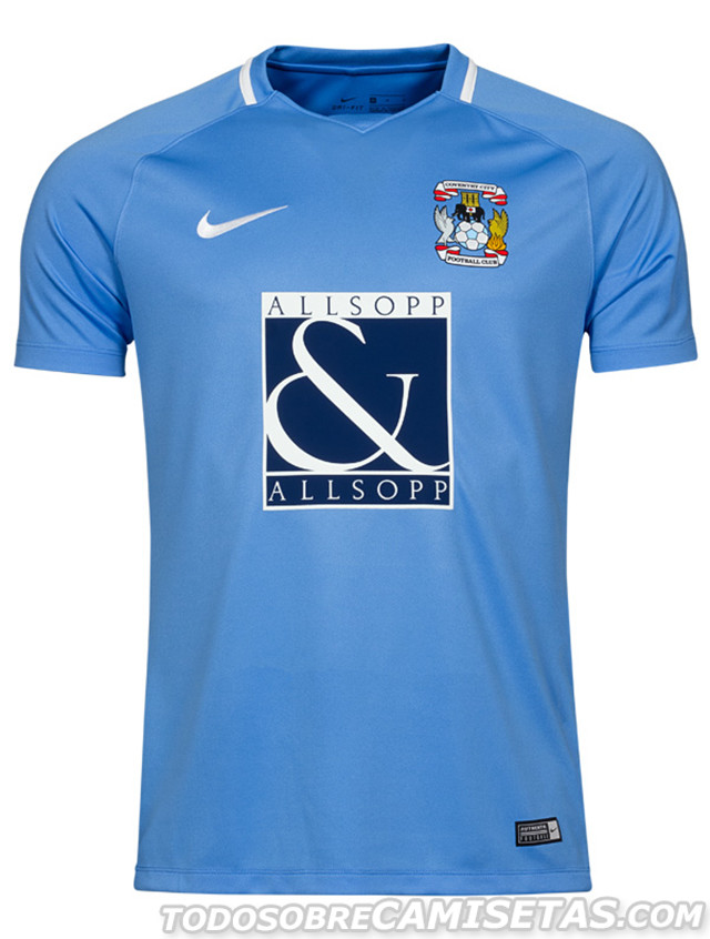 Coventry City FC Nike 2017-18 Kits