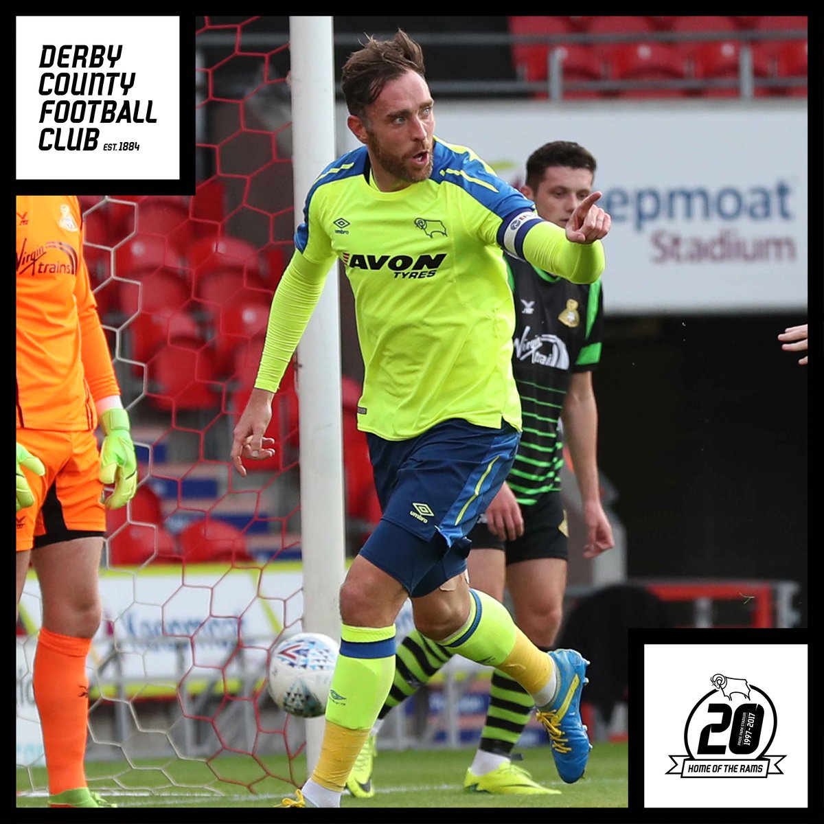 Derby County FC 2017-18 Umbro Away Kit
