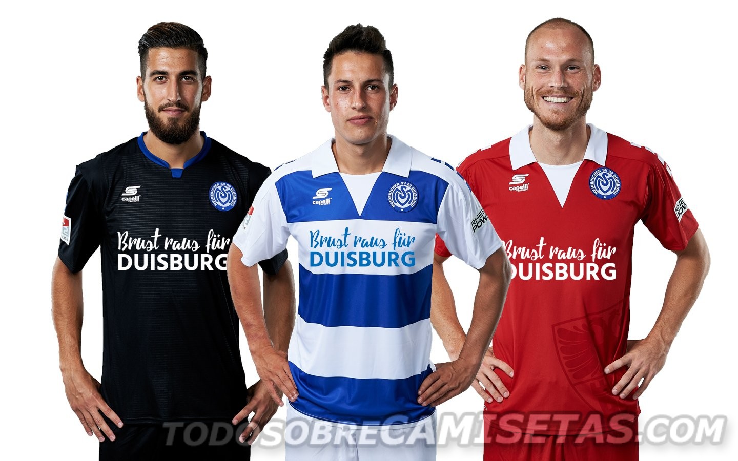 MSV Duisburg 2017-18 Capelli Sport Trikots