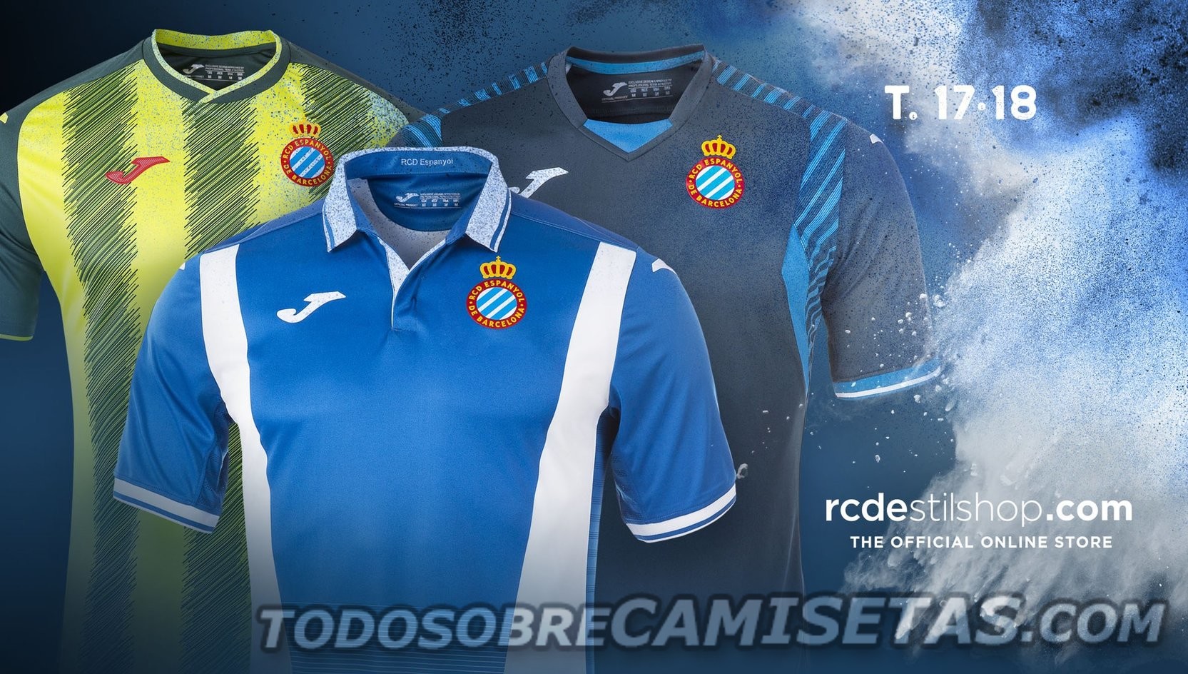 Camisetas Joma del RCD Espanyol 2016-17