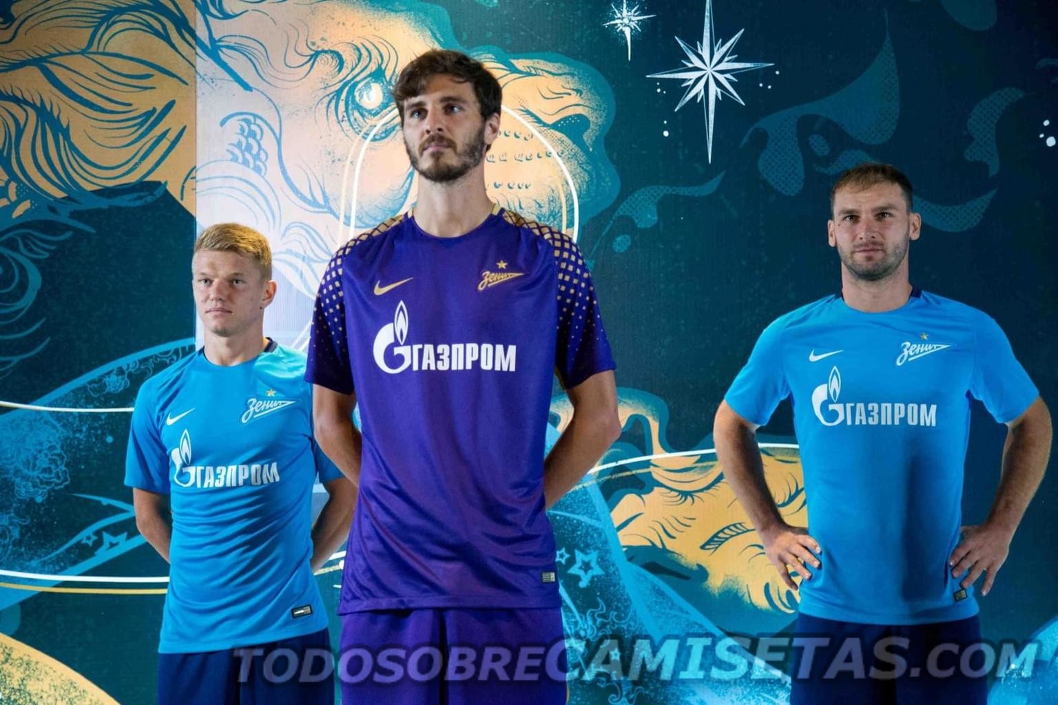 FC Zenit Nike 2017-18 Home and Third Kits