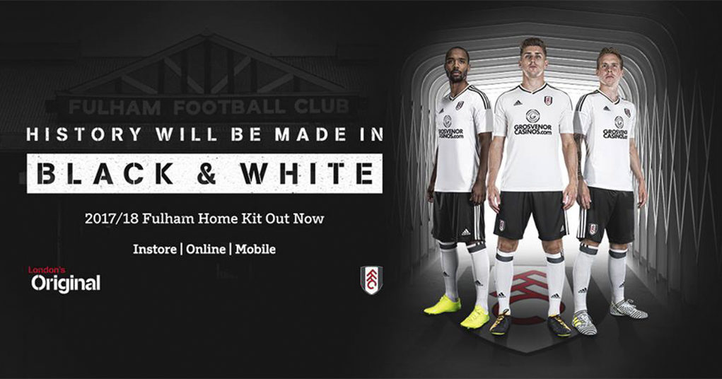 Fulham FC adidas 2017-18 Home Kit