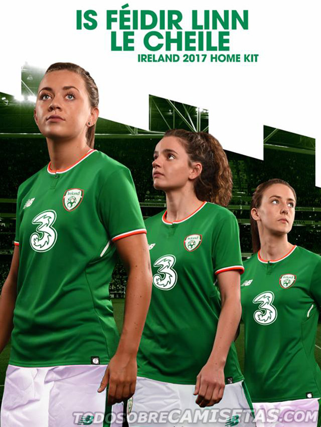 Ireland 2017-18 New Balance Home Kit