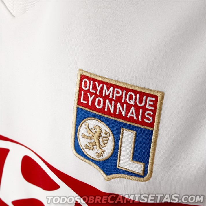 Olympique Lyonnais adidas 2017-18 Home Kit