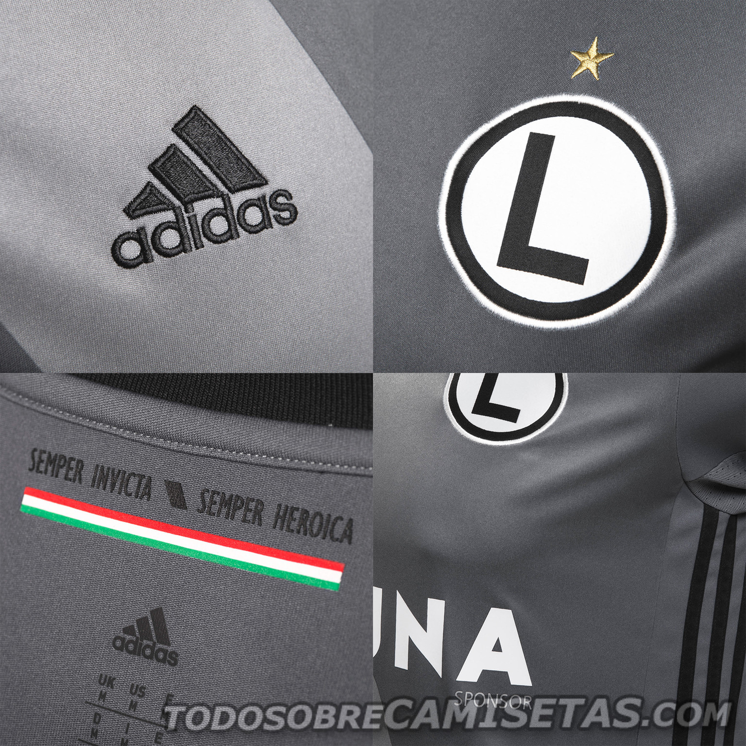 Legia Warsaw 2017-18 adidas Kits