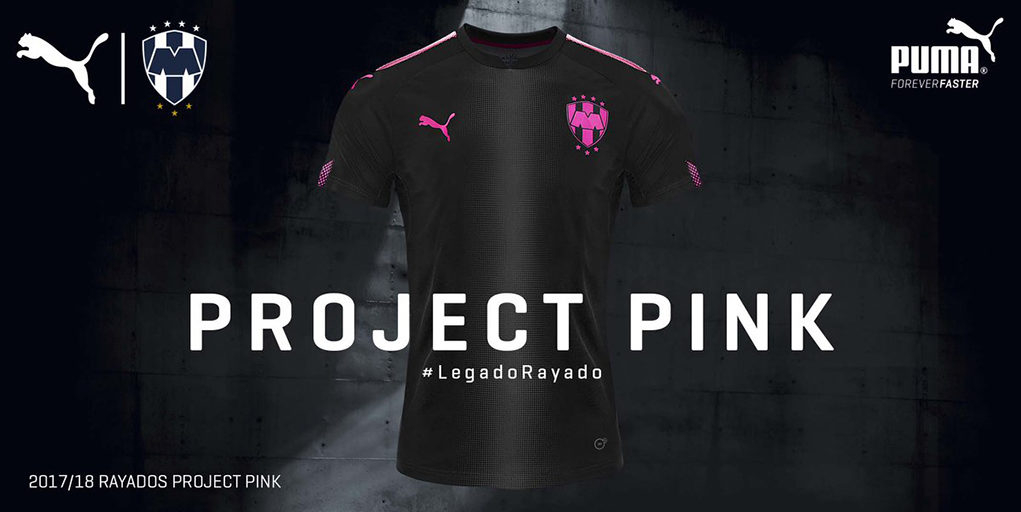 Jersey Puma de Rayados de Monterrey Project Pink 2017