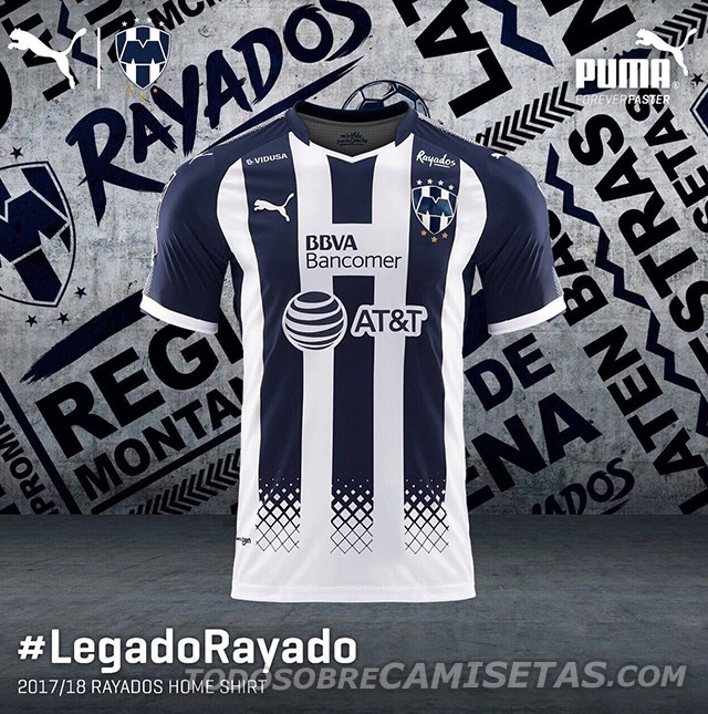 Camiseta local PUMA de Rayados de Monterrey 2017-18