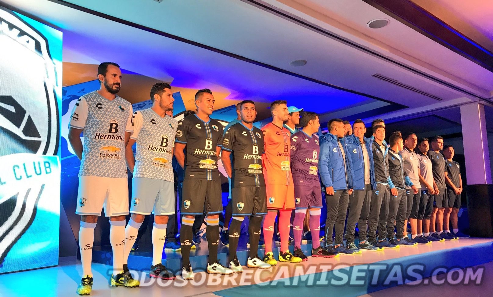 Jerseys Charly Fútbol de Tampico Madero 2017-18