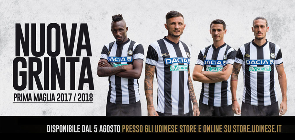 Udinese Calcio HS Football Prima Maglia 2017-18 - Todo Sobre Camisetas