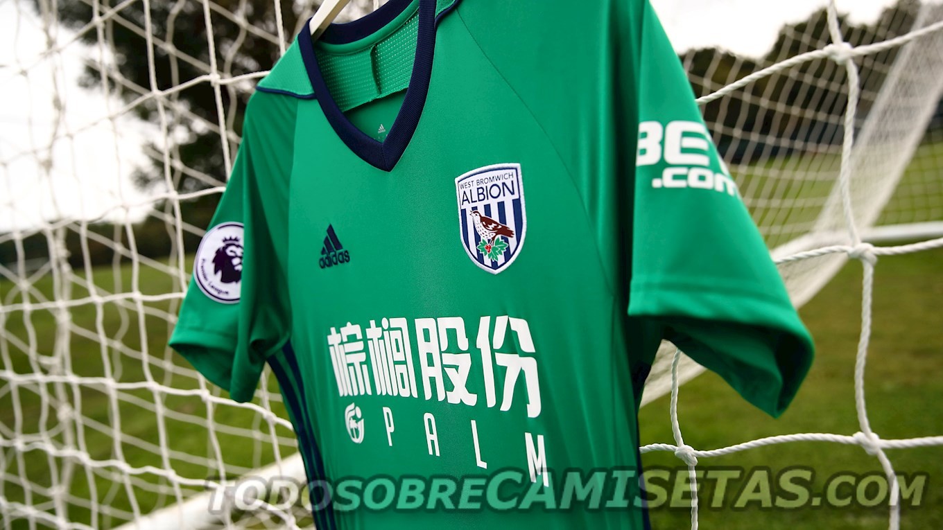 West Bromwich Albion 2017-18 adidas Third Kit