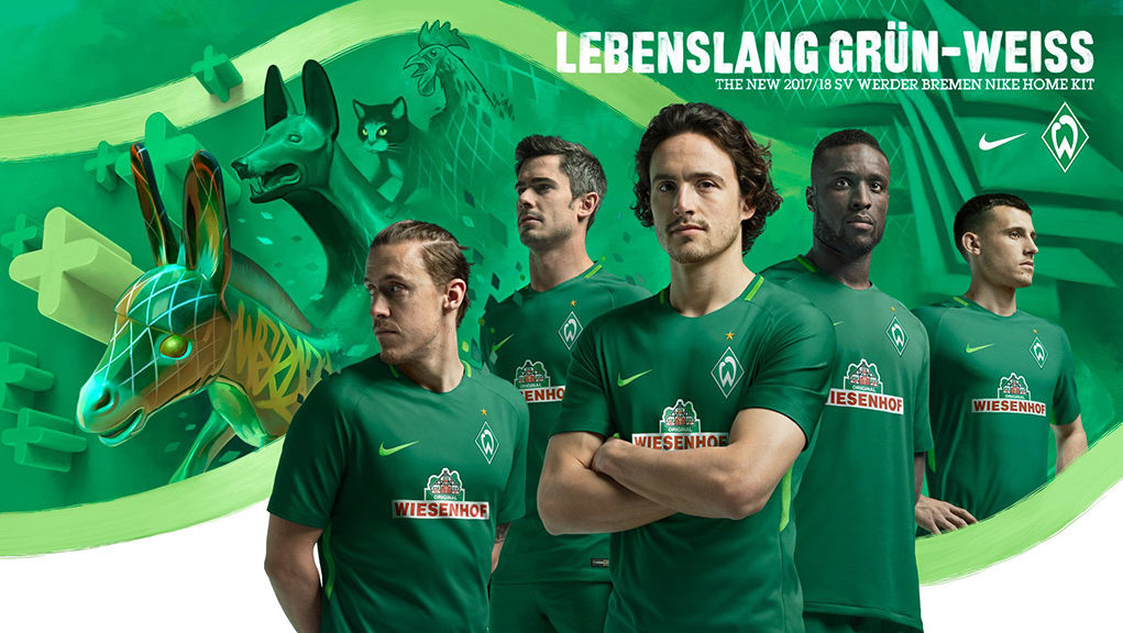 Werder Bremen 2017-18 Nike Trikots