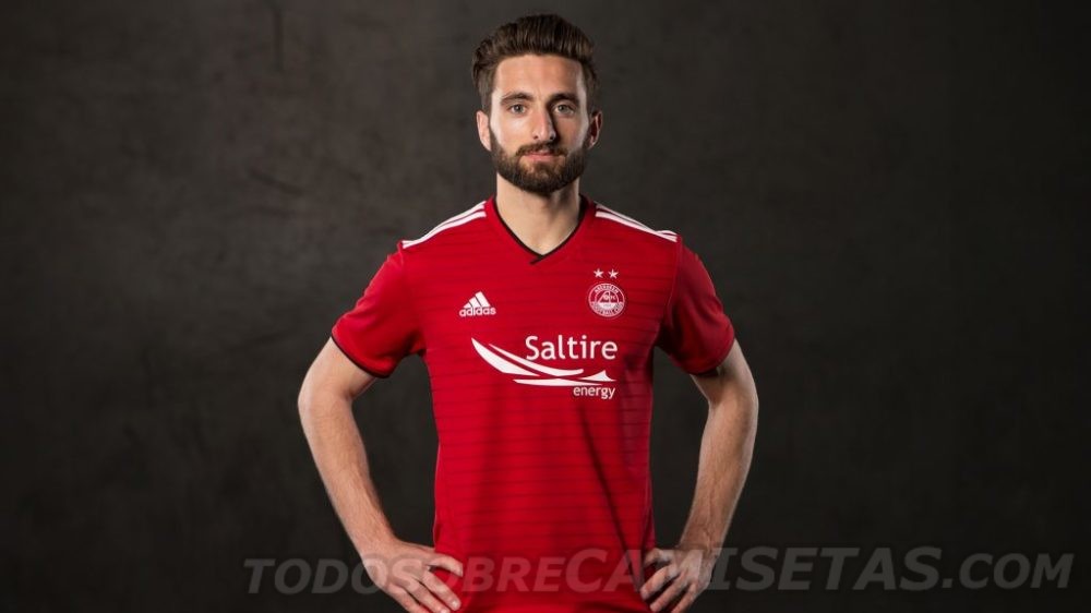 Aberdeen FC adidas Home Kit 2018-19 - Todo Sobre Camisetas